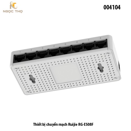 Thiết bị chuyển mạch Ruijie RG-ES08F – 8× Fast Ethernet (10/100Mbps) – Plug & Play, EEE tiết kiệm điện – Chính hãng
