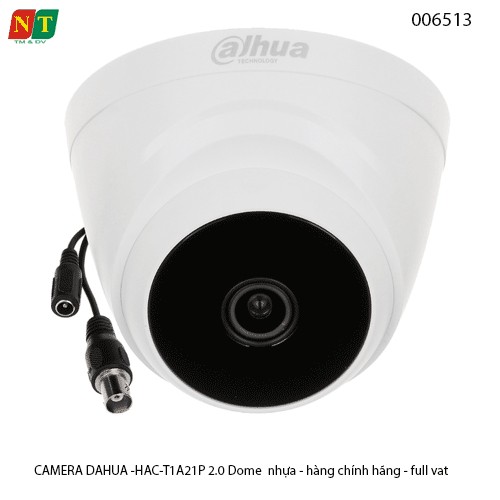 Camera dome Dahua HAC-T1A21P 2.0MP –nhỏ gọn, hình ảnh rõ nét chính hãng, Full vat