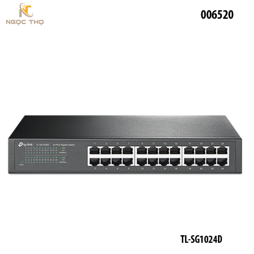 Chia mạng Switch TP-Link SG1024D – Bộ Chia Mạng Tplink 24 Cổng Gigabit 10/100/1000Mbps – Vỏ Kim Loại – Chính Hãng