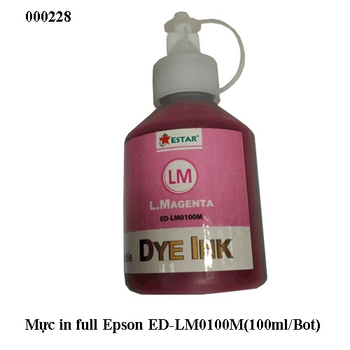 Mực nước Estar ED-LM0100M (100ml/chai) – Dùng cho máy in phun Epson – Chính hiệu Estar – Full VAT