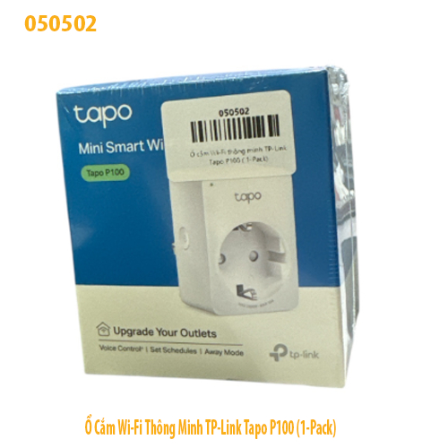 Ổ Cắm Wi‑Fi Thông Minh TP‑Link Tapo P100 (1‑Pack) – Chính hãng, Full VAT