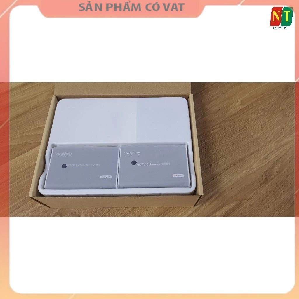 Bộ khuếch đại tín hiệu HDMI qua cáp mạng LAN Cat5e, Cat6 VegGieg V-HD60 (60m)