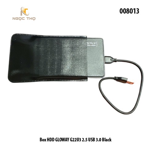 Box HDD 2.5″ Gloway G22U3 - Hộp Ổ Cứng 2.5 inch GLOWAY G22U3 – USB 3.0 | Màu Đen Sang Trọng – Tốc Độ Cao