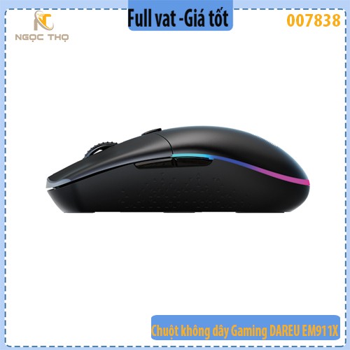 Chuột không dây Gaming DAREU EM911X – Hiệu năng đỉnh, LED RGB, chính hãng, full VAT