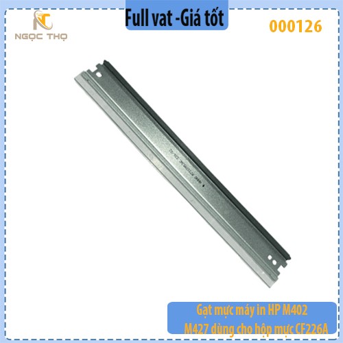 Gạt mực HP CF226A (gạt drum) – dùng cho HP M402 / M426… – In sạch, không lem – Chính hãng – Full VAT