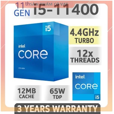 Chíp CPU intel core i5 - 11400 box hãng
