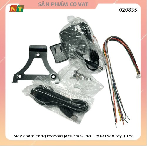 Máy chấm công roanald jack 3800 Pro -  3000 vân tay + thẻ  - full vat - Hỗ trợ cài qua untra
