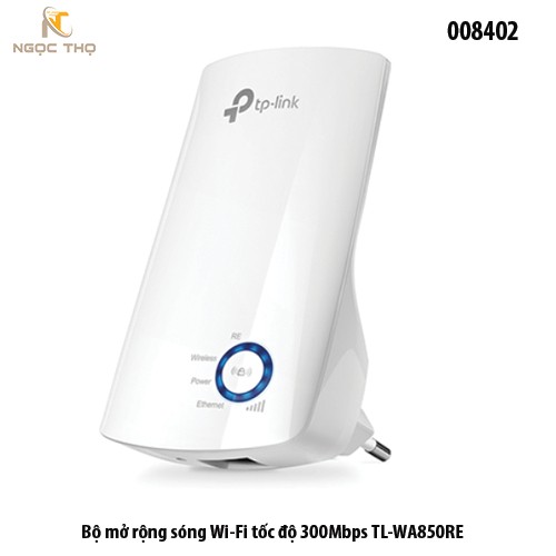 Bộ Mở Rộng Sóng Wi-Fi TP-Link TL-WA850RE – Tốc Độ 300Mbps – Cắm Tường Nhỏ Gọn – Chính Hãng – ( Kích sóng 850re )