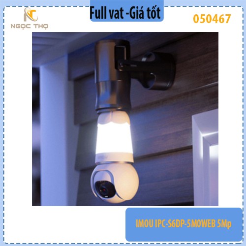 Camera wifi quay quét bóng đèn IMOU IPC-S6DP-5M0WEB 5Mp 3K đầy đủ chức năng