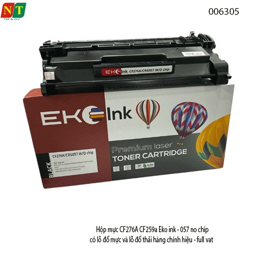 Hộp mực Eco Ink CF259A / CF276A – no chip | Tương thích Canon CRG-057 – Chính hiệu – Full VAT