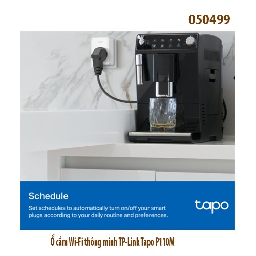 Ổ cắm Wi‑Fi thông minh TP‑Link Tapo P110M – Mini, giám sát năng lượng, tích hợp Matter - hàng chính hãng - full vat
