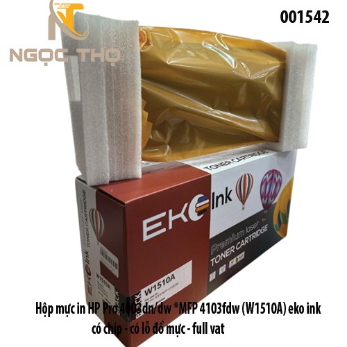 Hộp mực EKO INK W1510A – Có chíp – Hàng chính hiệu - Lắp là in – Full VAT