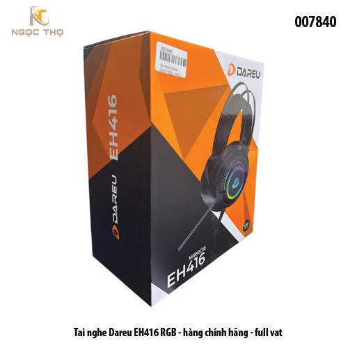 Tai Nghe Gaming DareU EH416 RGB – Giả Lập 7.1 – USB – Hàng Chính Hãng – Full VAT