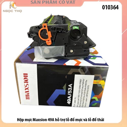 Hộp mực Maxsion Q5949A, Q7553A, 49A , 53A Canon CRG308/315/708 – In Sắc Nét, Đổ Mực Dễ Dàng, Tiết Kiệm Chi Phí