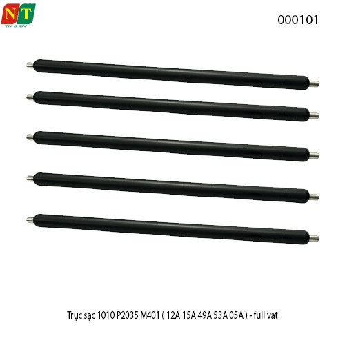 Trục Sạc dùng cho máy in HP 1010 / P2035 / M401 – Dùng Cho Cartridge 12A / 15A / 49A / 53A / 05A – Trục cao su máy in