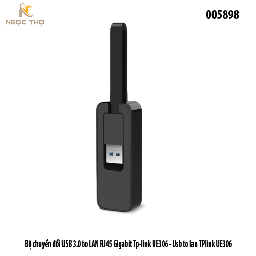 Bộ chuyển đổi USB 3.0 to LAN RJ45 Gigabit TP-Link UE306 – cắm là chạy – chính hãng – full VAT