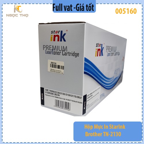 Hộp Mực In StarInk Brother TN-2130 HL-2140, 2150, 2127W * DCP-7030, 7040, 7045 * MFC-7340, 7440, 7450, 7840N - Có vat