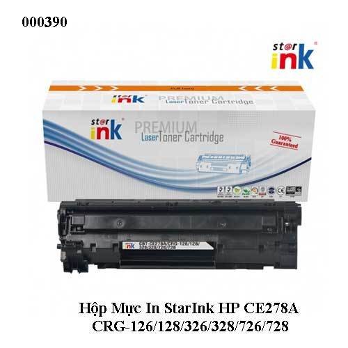Hộp Mực In dùng HP CE278A / 326 / 328 / 726 / 728 ( Hộp mực 78A ) - Hàng chính hiệu StarInk - Full Vat - Có lỗ đổ mực