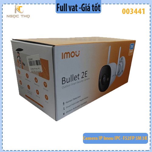 Camera WiFi Ngoài Trời IMOU IPC-F52FP – 5MP (3K), Full Color, Thu âm – Chính hãng – Full VAT