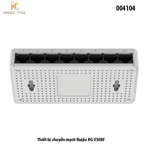 Thiết bị chuyển mạch Ruijie RG-ES08F – 8× Fast Ethernet (10/100Mbps) – Plug & Play, EEE tiết kiệm điện – Chính hãng