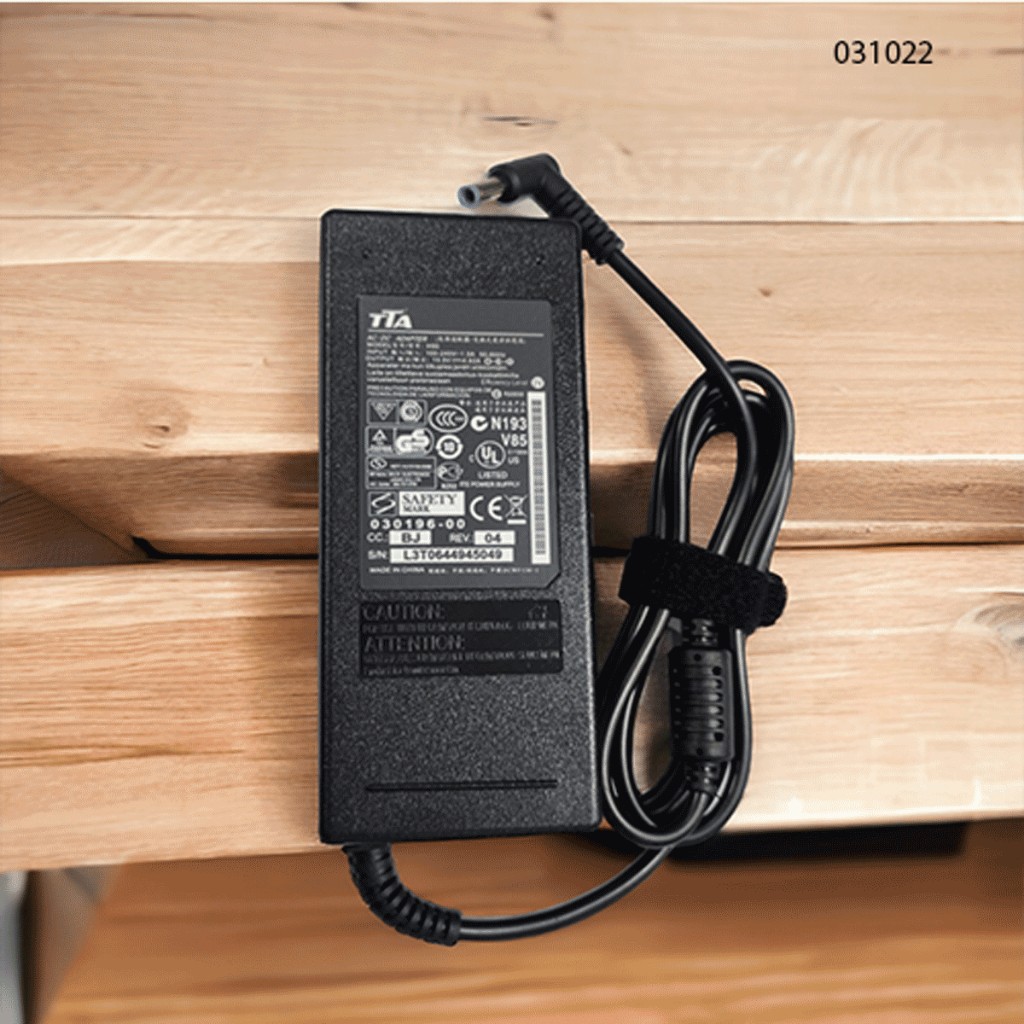 Sạc laptop TTA HP hình chữ nhật 19.5V–4.62A (90W) – Đầu kim 4.5×3.0mm – Mã H90 – Kèm dây nguồn – Chính hãng | Full VAT