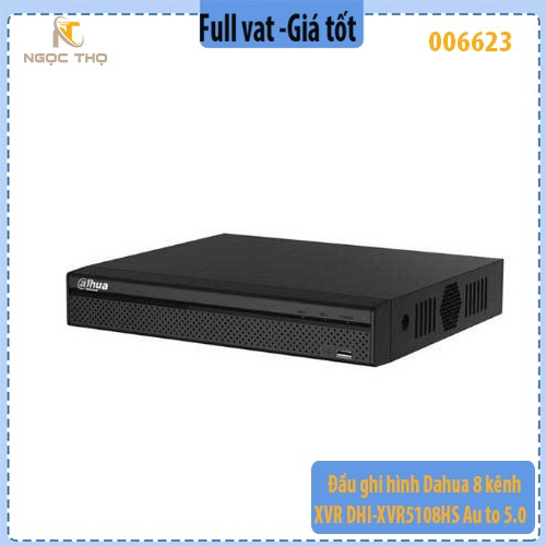 Đầu ghi hình Dahua DHI-XVR5108HS – 8 kênh – Hỗ trợ AI – Đa chuẩn camera – Au to 5.0 - Chính hãng – Full VAT