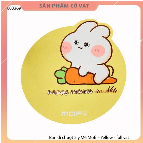 Bàn di chuột 2ly M6 Mofii - Yellow