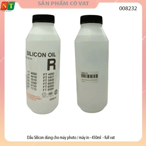 Dầu Silicon dùng cho máy photo / máy in - 450ml  - full vat