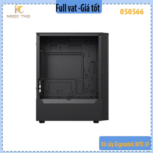Vỏ Case Xigmatek MYX 3F – Micro-ATX/ITX – 2 mặt kính cường lực – 3 Fan ARGB sẵn – Chính hãng, Full VAT