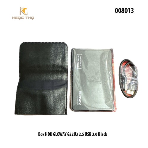 Box HDD 2.5″ Gloway G22U3 - Hộp Ổ Cứng 2.5 inch GLOWAY G22U3 – USB 3.0 | Màu Đen Sang Trọng – Tốc Độ Cao