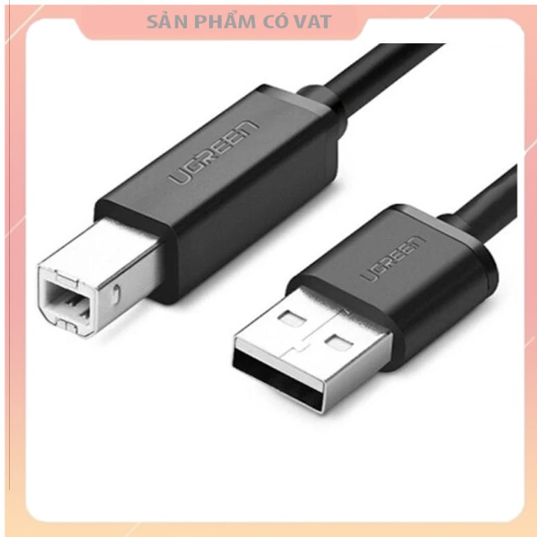 Cáp máy in USB 10m Ugreen 10374 có IC khuếch đại chính hãng