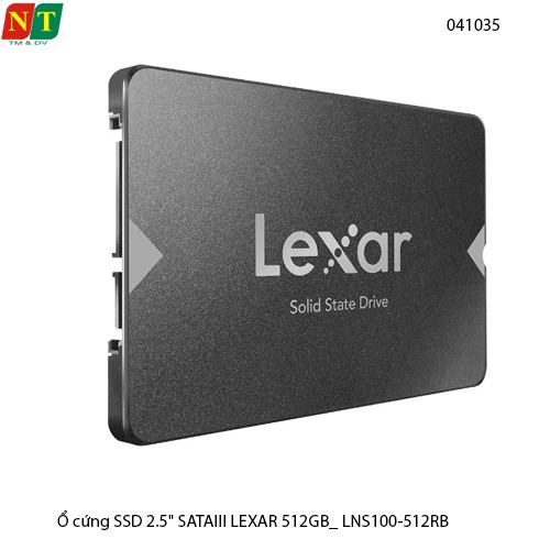 Ổ cứng SSD 2.5" SATAIII LEXAR 512GB_ LNQ100X512G-RNNNG - hàng chính hãng - full vat
