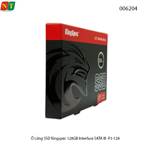 Ổ Cứng SSD Kingspec 128GB SATA III – Đọc ~500MB/s – Chính hãng – Full VAT