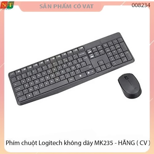 Phím chuột Logitech không dây MK235 - hàng chính hãng - full vat