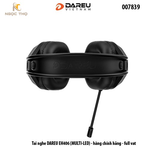Tai Nghe Gaming DareU EH406 – Giả Lập Âm Thanh 7.1 – Driver 50mm – LED Đa Màu – USB – Hàng Chính Hãng – Full VAT