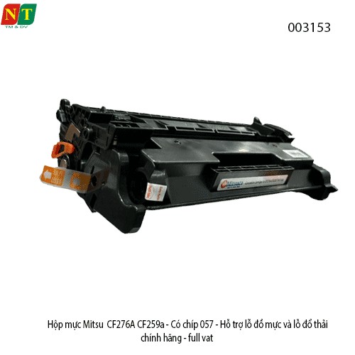 Hộp mực Mitsuco CF276A / CF259A – Có chip 057 / 76A – Hỗ trợ lỗ đổ mực & đổ thải – Full VAT