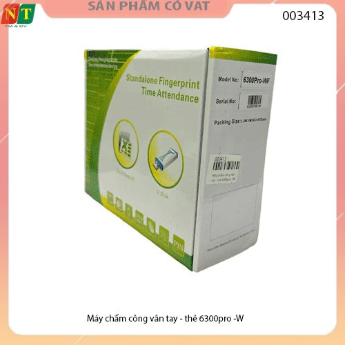 Máy chấm công vân tay Ronald Jack 6300Pro-Wifi - Full vat (Hỗ trợ cài đặt qua ultraview)