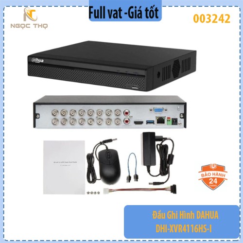 Đầu ghi hình DAHUA DHI-XVR4116HS-I – 16 kênh – Hỗ trợ AI SMD Plus – Chuẩn nén H.265+ – Smart Search – Bảo hành 24 tháng