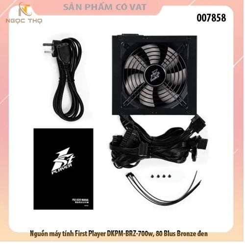 NGUỒN MÁY TÍNH  FIRST PLAYER DKPM-BRZ-700W – CHUẨN 80 PLUS BRONZE – HÀNG CHÍNH HÃNG – FULL VAT
