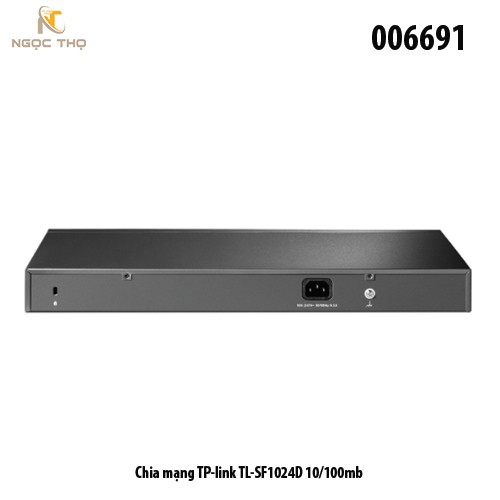 Switch TP-Link SF1024D – Bộ Chia Mạng TPlink 24 Cổng 10/100Mbps – Dạng Rack 19 inch – Plug & Play – Chính Hãng