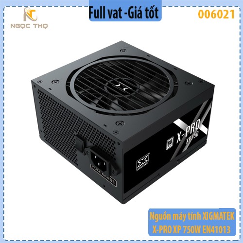 Nguồn máy tính XIGMATEK X-PRO XP750 EN41013 ( Màu đen ) - hàng chính hãng - full vat