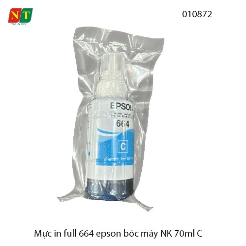 Bộ mực in full nhập khẩu 664 – 70ml (BK/C/M/Y) – Dùng cho máy in phun Epson L-Series – Hàng nhập khẩu – Full VAT