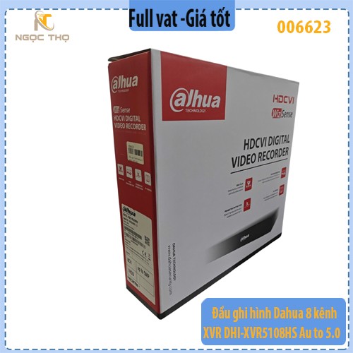 Đầu ghi hình Dahua DHI-XVR5108HS – 8 kênh – Hỗ trợ AI – Đa chuẩn camera – Au to 5.0 - Chính hãng – Full VAT