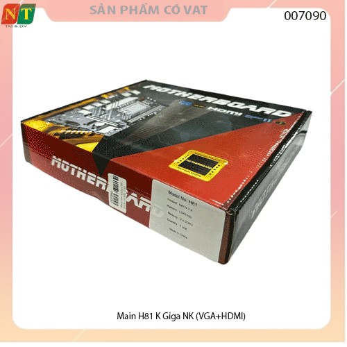 Main H81 K Giga NK (VGA+HDMI) - Mạch chính vi tính H81 - full vat