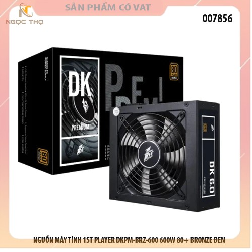 Nguồn máy tính 1ST PLAYER DKPM-BRZ-600 600W – Chuẩn 80 Plus Bronze – Full Modular – Hàng chính hãng