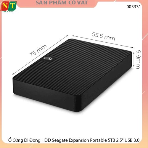 Ổ Cứng Di Động HDD Seagate Expansion Portable 5TB 2.5" USB 3.0 - ổ cứng cắm ngoài hàng chính hãng - Full vat