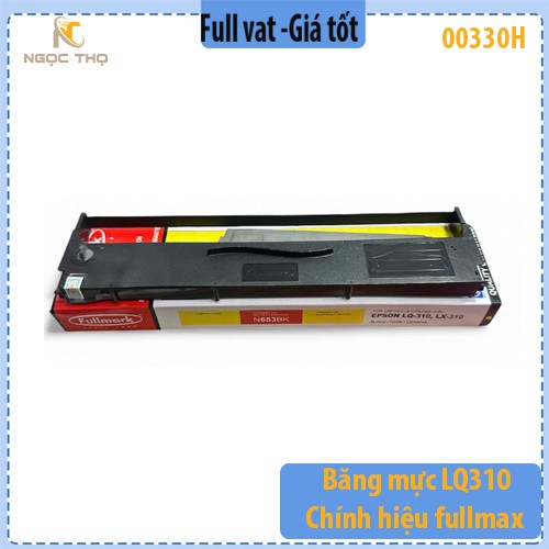 Ribbon/Băng mực máy in kim Fullmax – Dùng cho Epson LQ-310 / LQ310 / LX-310–12.7mm x 10m – Chính hiệu Fullmax – Full Vat