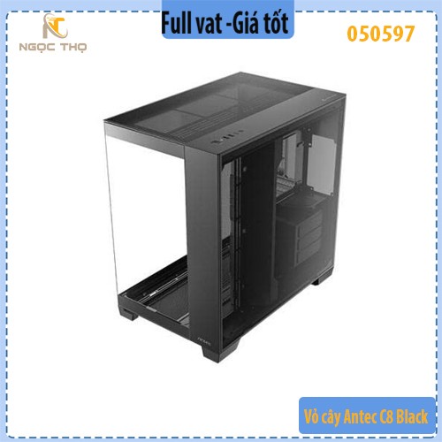 Vỏ case Antec C8 Black full tower E-ATX USB Type-C màu đen kính cường lực – case bể cá – chính hiệu – full VAT