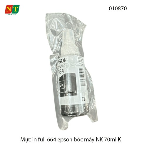 Bộ mực in full nhập khẩu 664 – 70ml (BK/C/M/Y) – Dùng cho máy in phun Epson L-Series – Hàng nhập khẩu – Full VAT