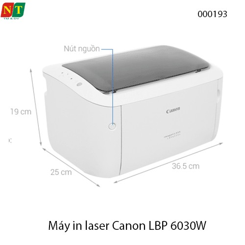 Máy in Canon LBP 6030W – Laser đen trắng, in WiFi, nhỏ gọn, chính hãng - full vat